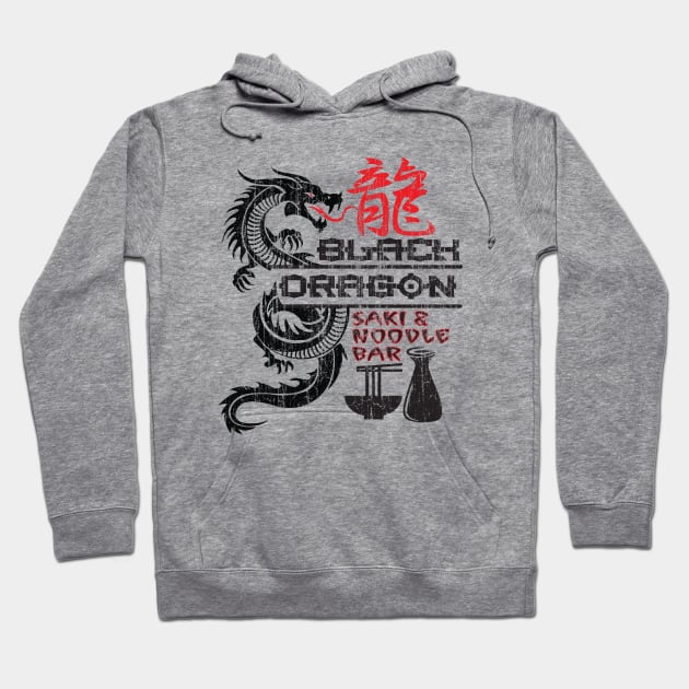 Black Dragon Saki & Noodle Bar Hoodie by silvercloud